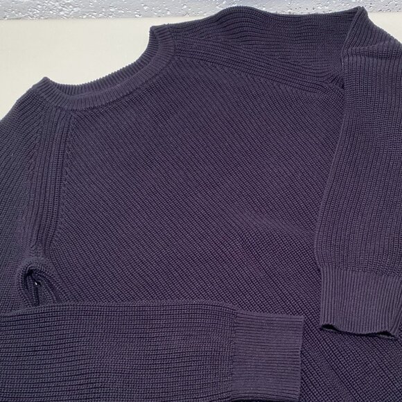 American Eagle Men's Ribbed Cotton Crewneck Sweater - Picture 5 of 7